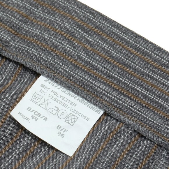 SCHOENBORN (Germany) Warp-Faced Twill Stripe, Controlled Drape, Relaxed Sil - Picture 3 of 12